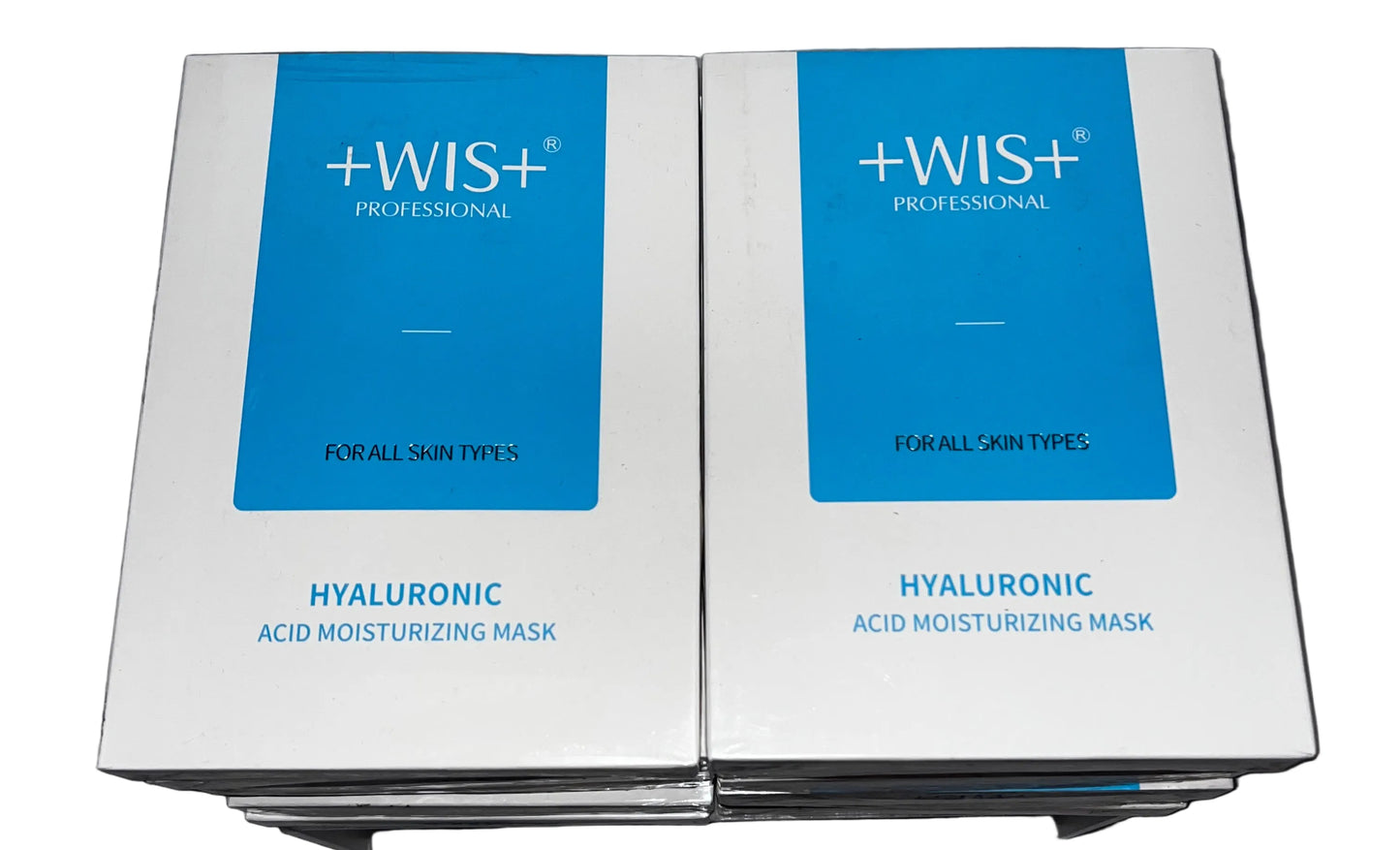 Lot of 16 - WIS+ Professional Hyaluronic Acid Moisturizing Face Masks by WIS+