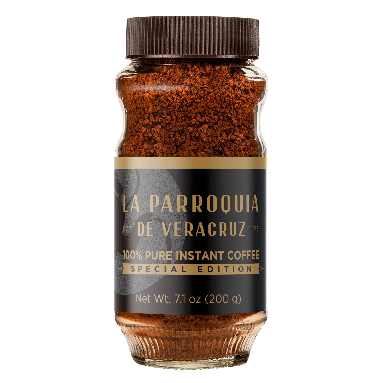 Lot of 4 - La Parroquia de Veracruz Instant Coffee 7oz Jars by La Parroquia