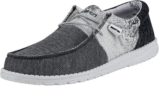 Lot of 2 - HEYDUDE Wally Sox Tri Fans Navy White Loafers Men's US Size 8 by HEYDUDE