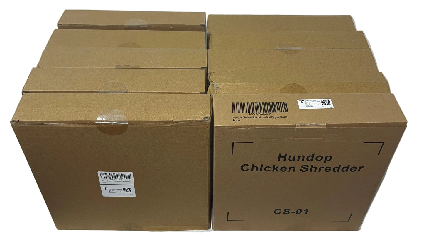Lot of 9 - Hundop Chicken Shredder Tool Twist Meat Shredder Black & Red New by Hundop