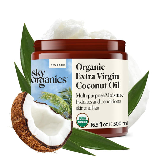 Lot of 5 - Sky Organics Coconut Oil Organic Extra Virgin 16.9oz by Sky Organics