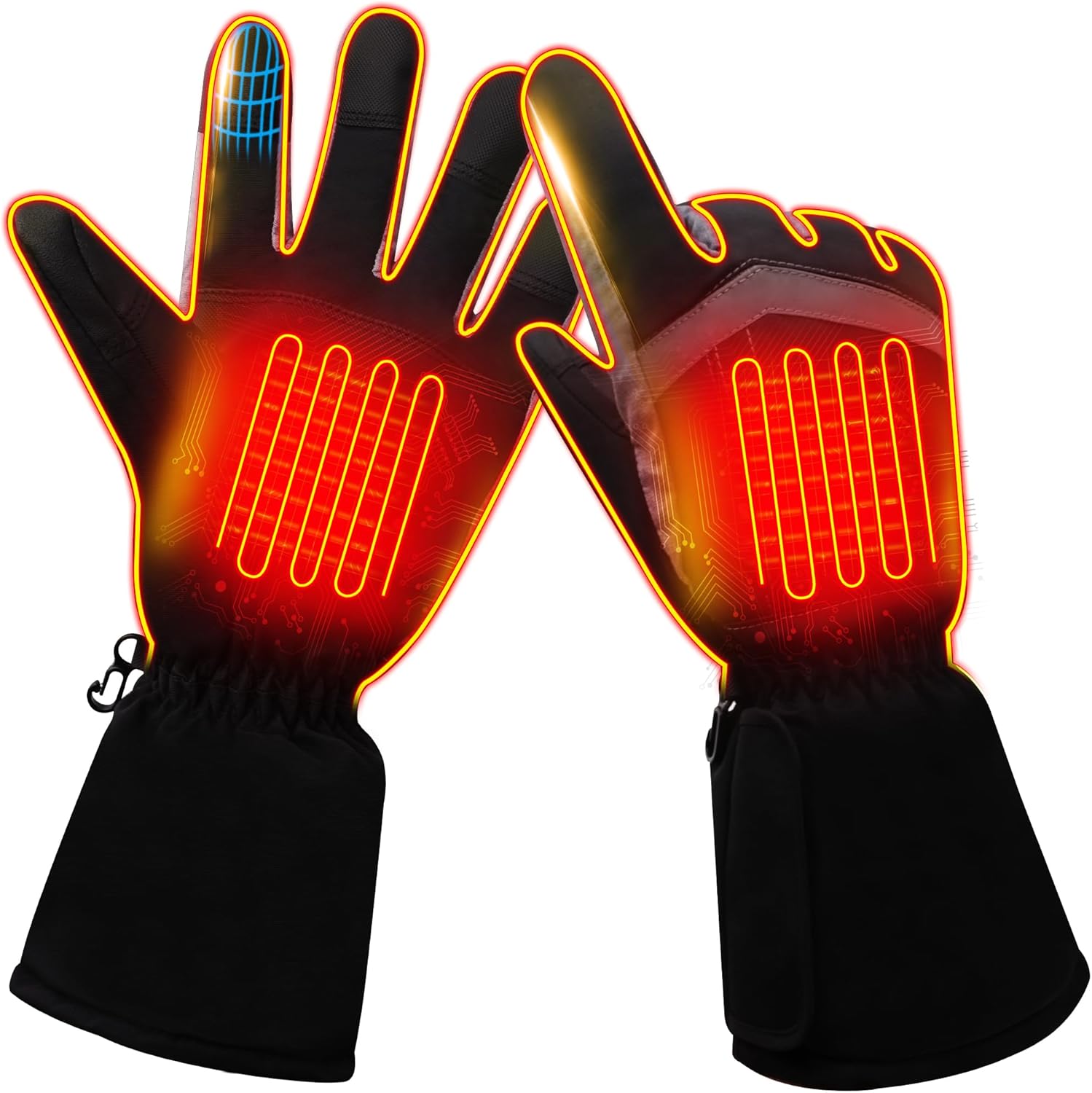 Heated Winter Gloves Electric Warming Gloves USB Rechargeable