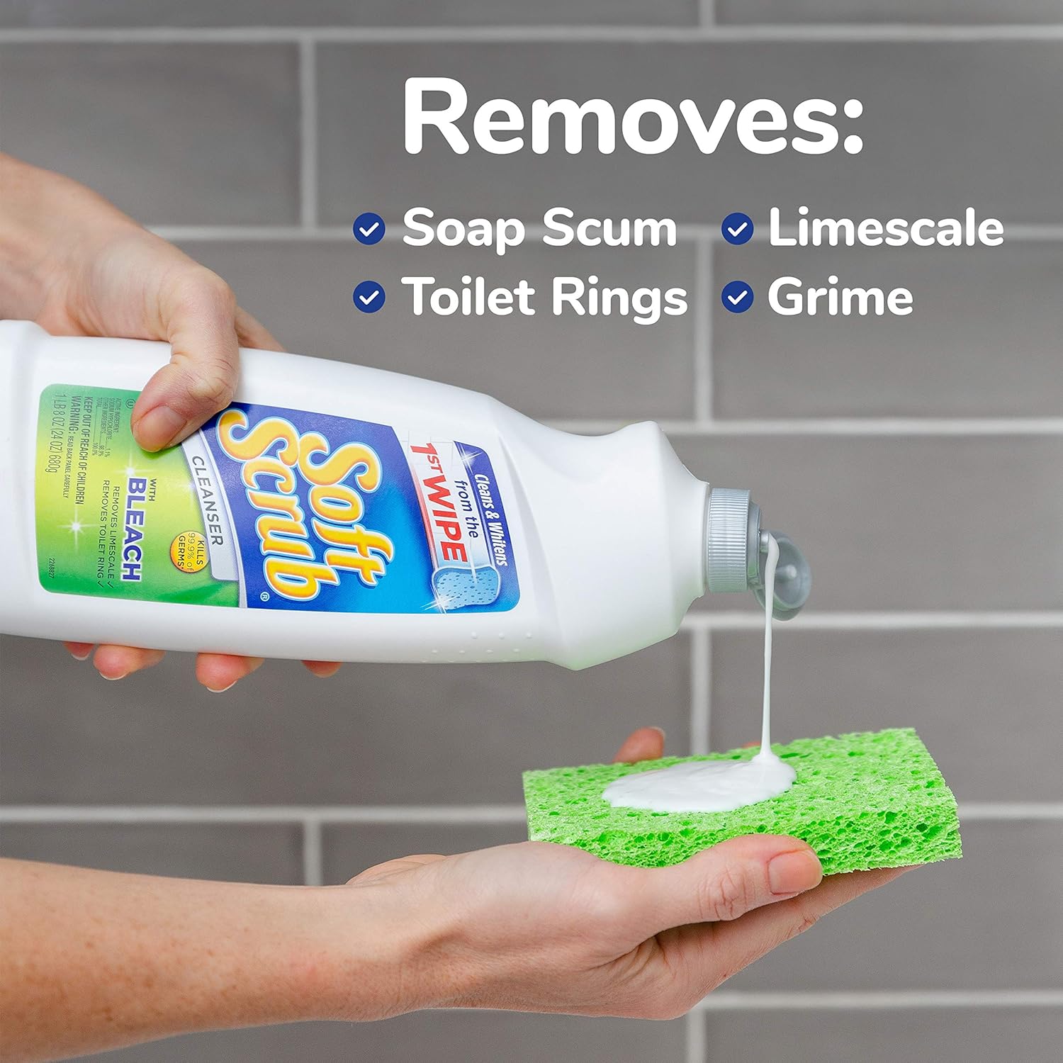 Lot of 6 - Soft Scrub Cleaner with Bleach - Cleaning lot by Soft Scrub