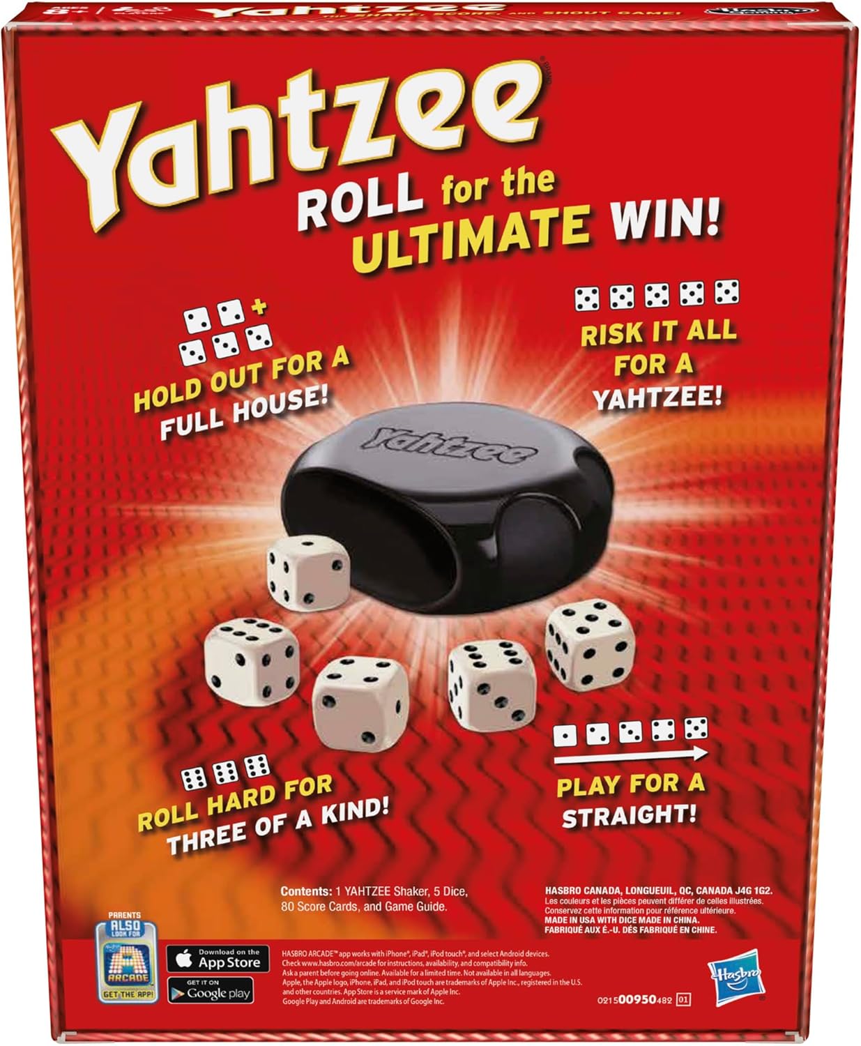 Lot of 3 - Hasbro Yahtzee Dice Game Complete New Sealed by Hasbro Gaming