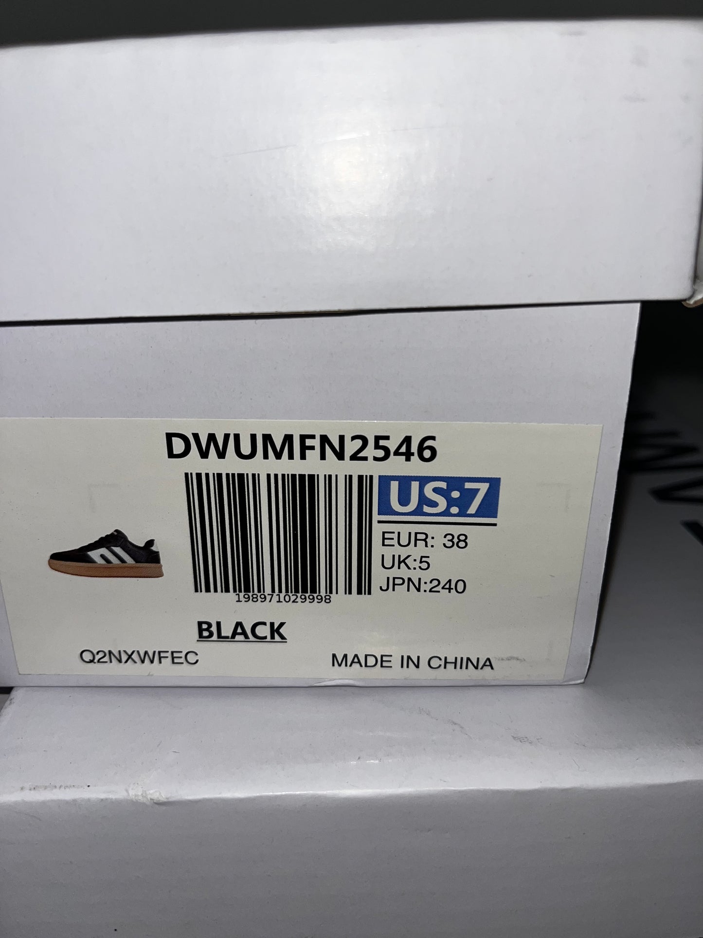 Lot of 3 - Dream Pairs Casual Sneakers Shoes Black Gum Sole Women's Sizes 7 & 8.5 by Dream Pairs