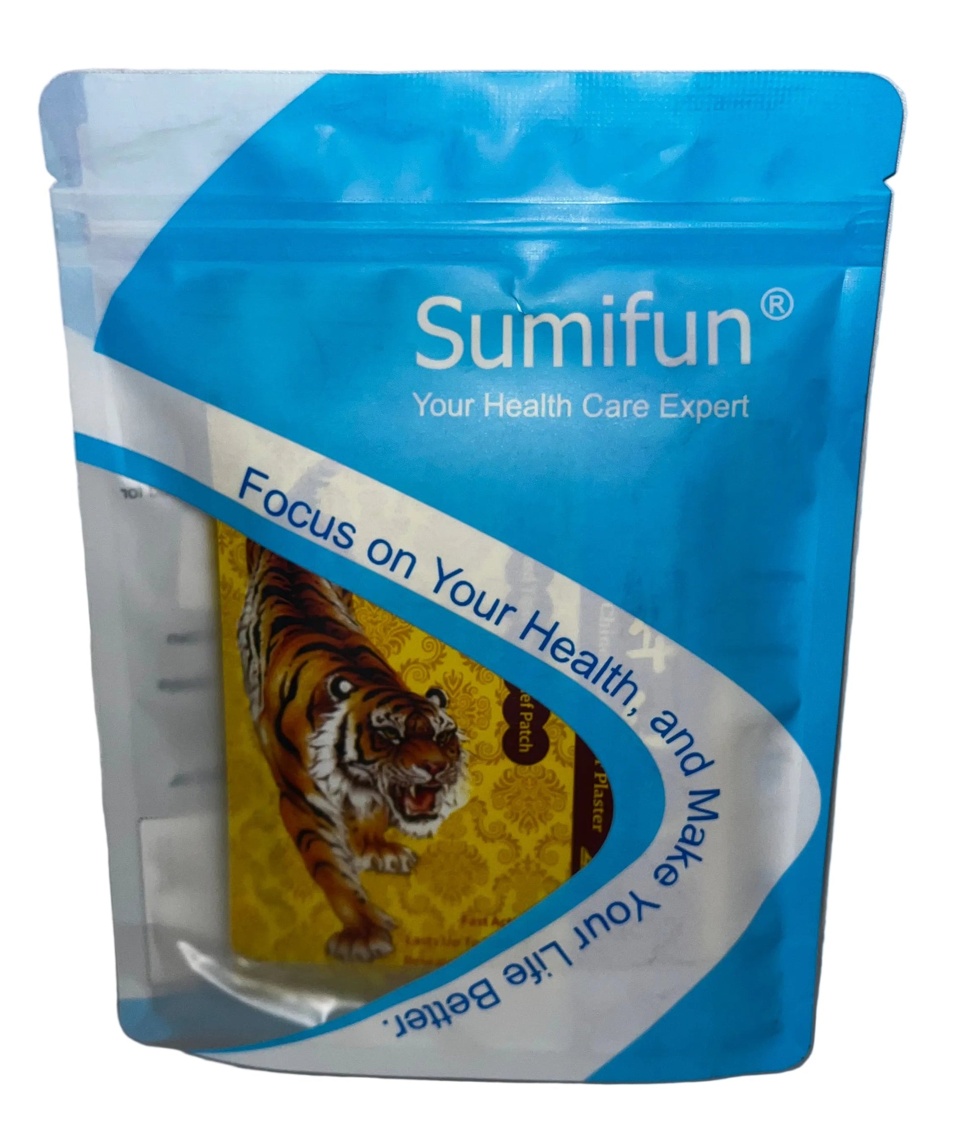 Lot of 6 - Sumifun Tiger Pain Relief Patches 5x8 Pack + 1x4 Pack New by Sumifun