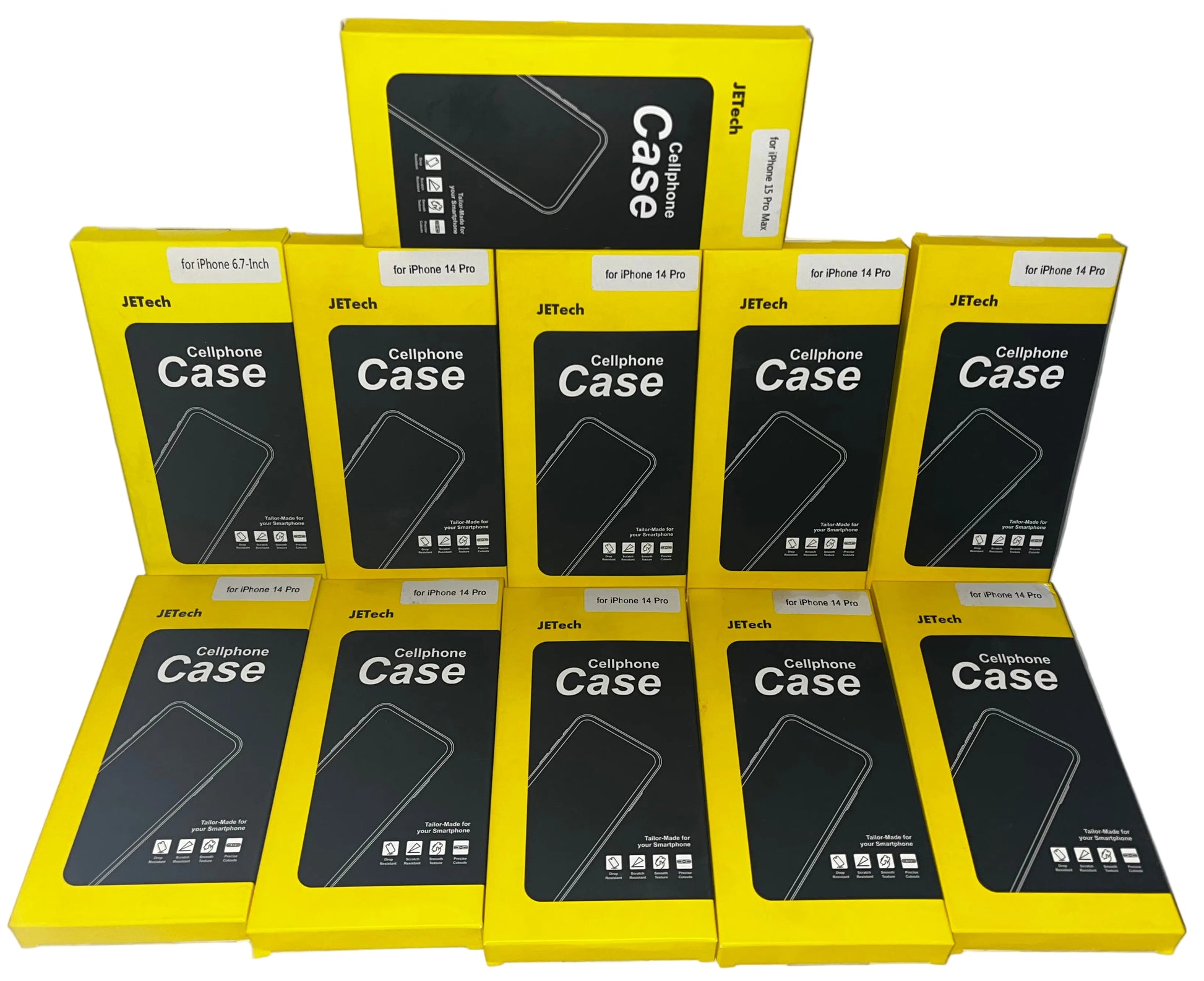 Mixed Lot of Cell Phone Cases - Premium Assorted Brands & Style by JETech