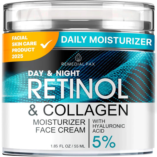 Lot of 23 - Remedial Pax Retinol & Collagen Face Cream 5% Hyaluronic Acid 55mL by Remedial Pax