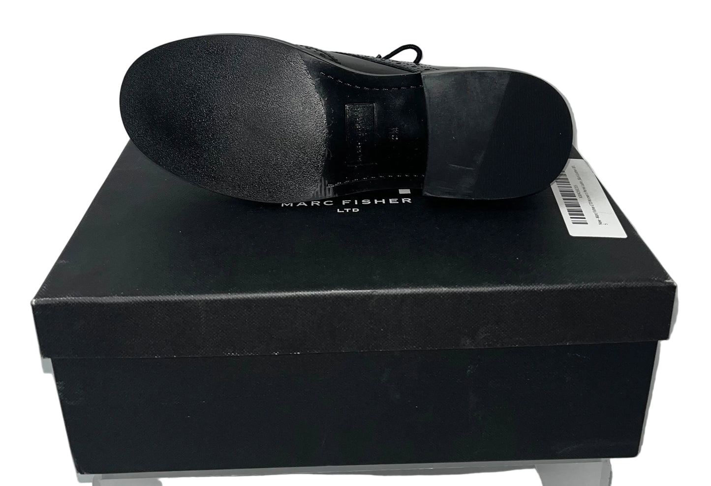 Marc Fisher LTD miPERRIE Women's Black Leather Wingtip Oxford Loafers Size 5M by Marc Fisher LTD