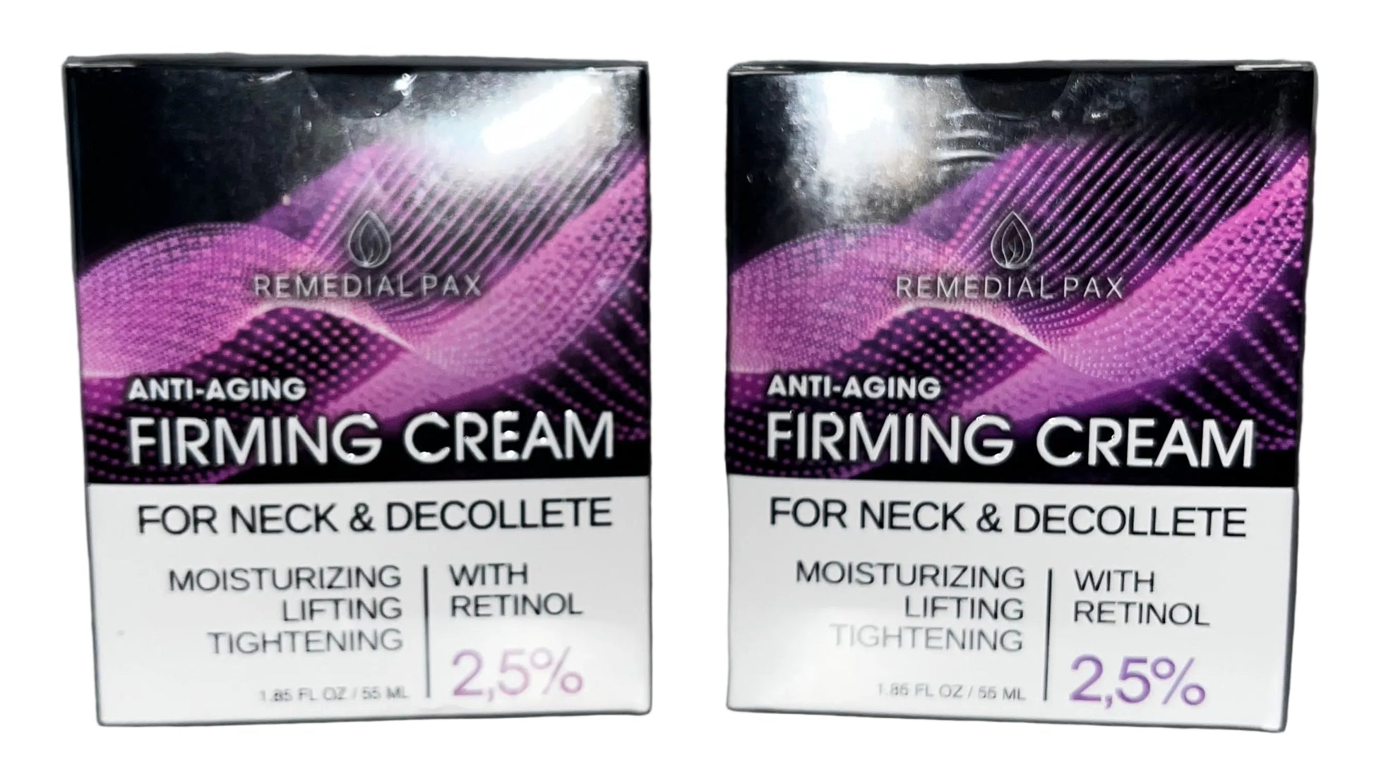 Lot of 9 - Remedial Pax Anti-Aging Firming Cream Neck & Decollete Retinol 2.5% by Remedial Pax