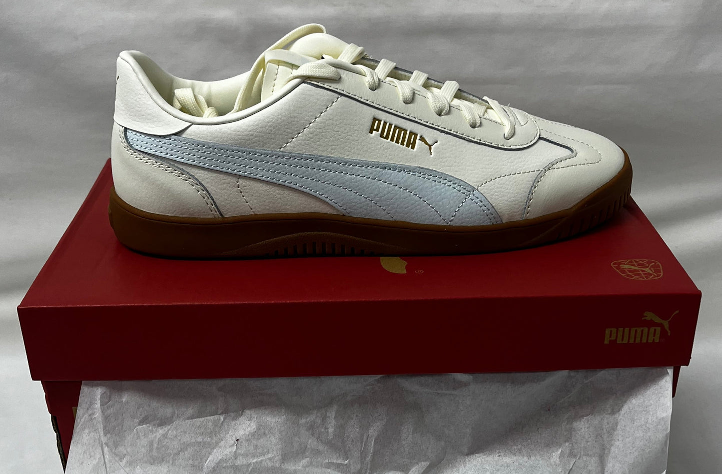 PUMA Club 5v5 Women's Sneakers Warm White Dewdrop Gum Sole US Size 11 by PUMA