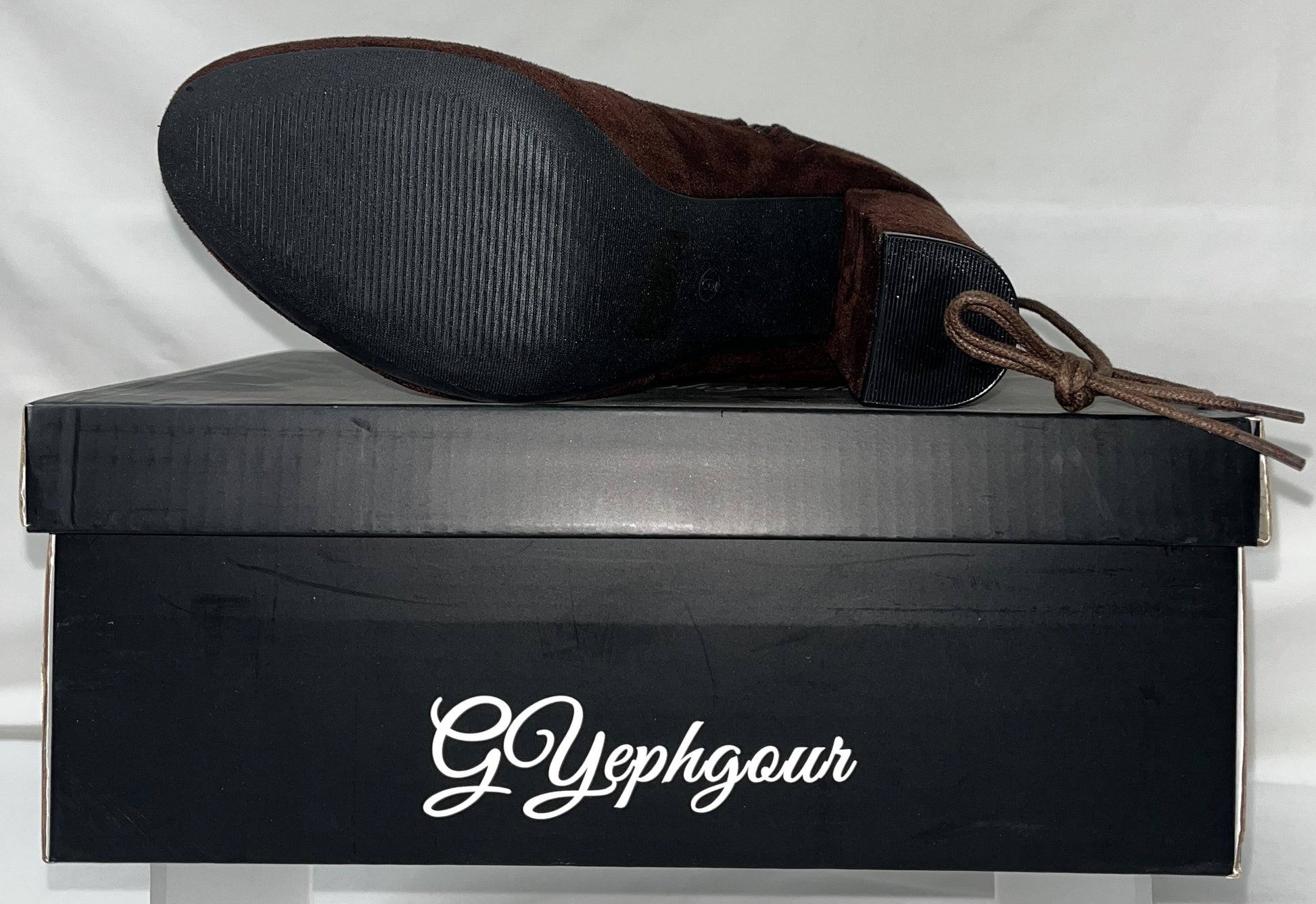 Lot of 5 - Women's Chocolate Brown Over-the-Knee Block Heel Boots Size 9 by GY Yephgour