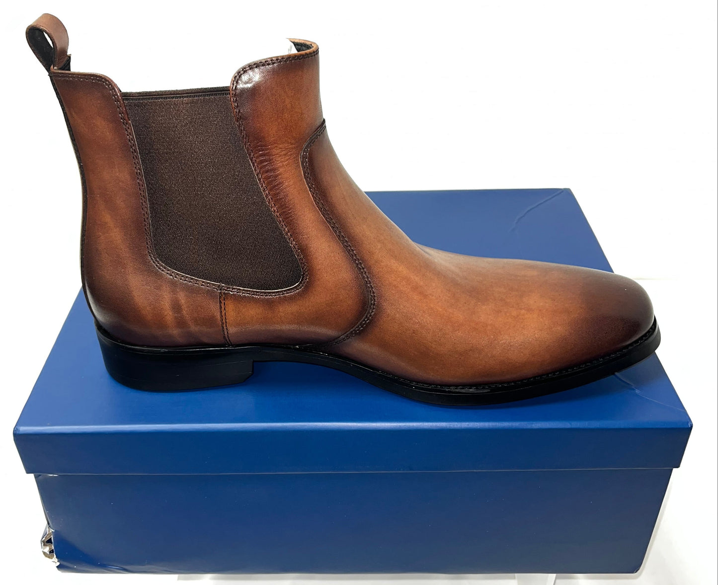 Lot of 3 - Men's Brown Leather Chelsea Dress Boots Size 10