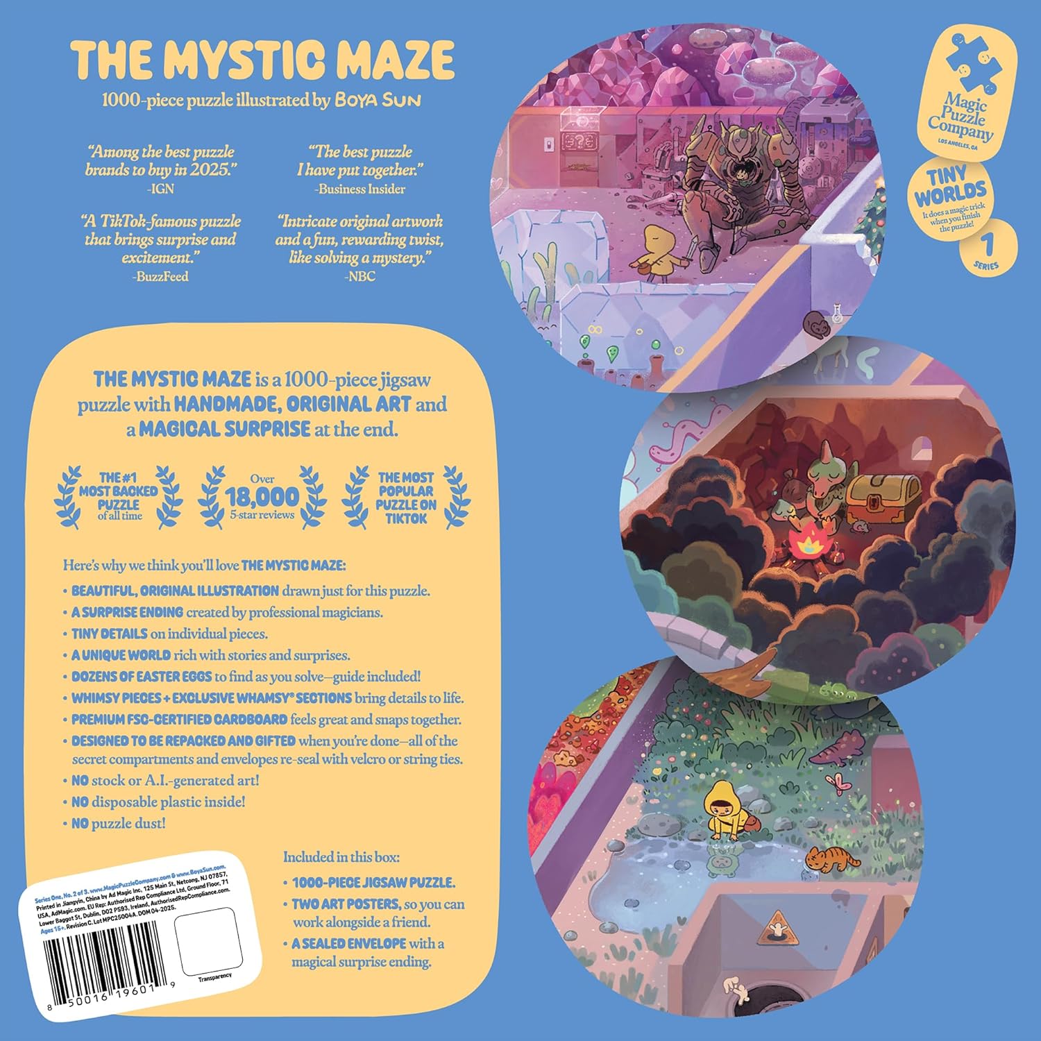 Magic Puzzle Company The Mystic Maze 1000 Piece Jigsaw Puzzle Magic Shift by Magic Puzzle Company