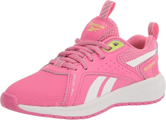 Lot of 2 - Reebok Durable XT Girls Running Shoes Pink White Yellow Size 12 Little Kid by Reebok
