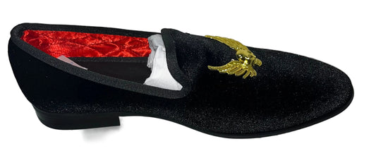 Lot of 3 - ELANROMAN Men's Velvet Loafers Dress Shoes Black White EU 41/48 New by ELANROMAN