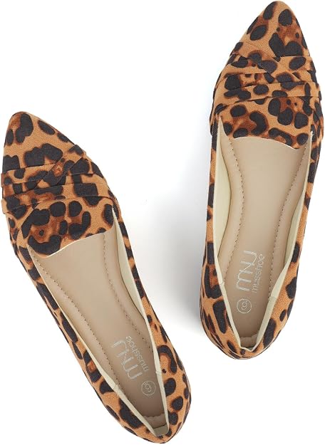Lot of 5 - MUSSHOE Women's Leopard Print Pointed Toe Loafers Flats Size 7.5 by MUSSHOE