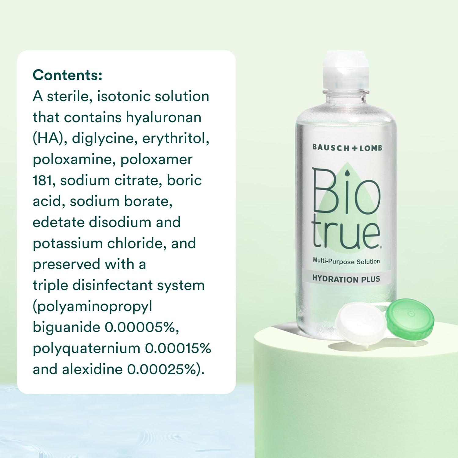 Lot of 4 - Bausch Lomb Biotrue Contact Lens Solution 2 Pack Hydration by Bausch + Lomb