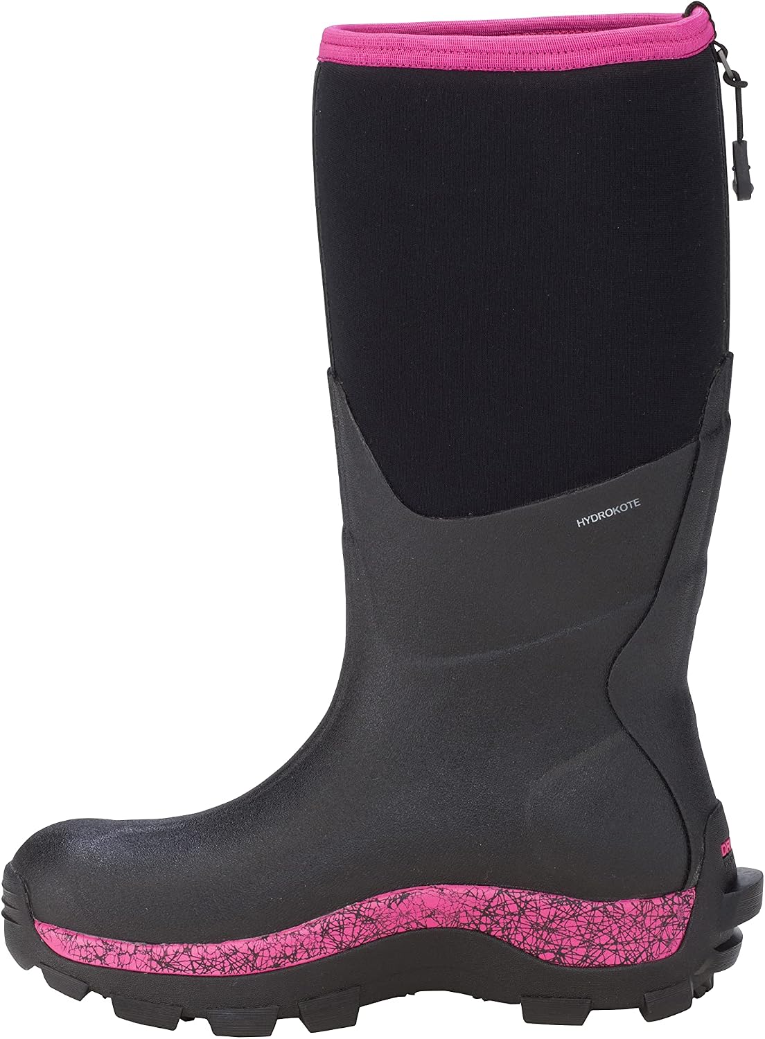 Dryshod Arctic Storm Hi Women's Waterproof Insulated Winter Boots Black Pink Size 6 by Dryshod