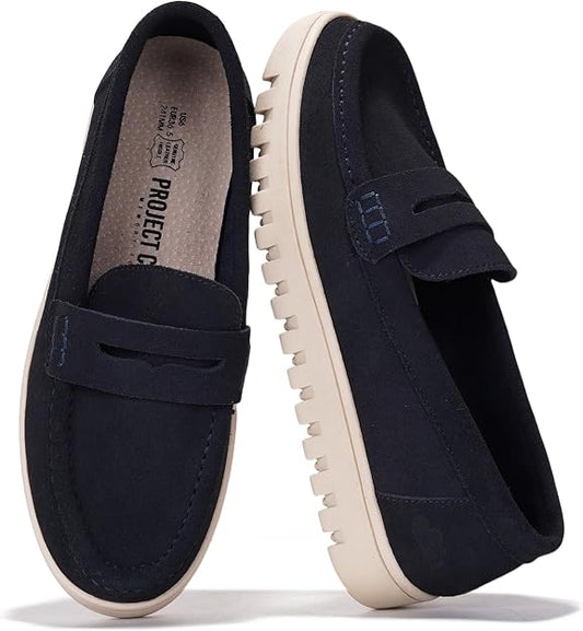Lot of 4 - Project Cloud Fildea Women's Black Slip-On Shoes Sizes 5.5 & 7.5 by Project Cloud