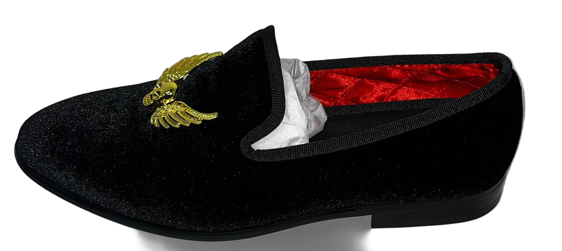 Lot of 3 - ELANROMAN Men's Velvet Loafers Dress Shoes Black White EU 41/48 New by ELANROMAN