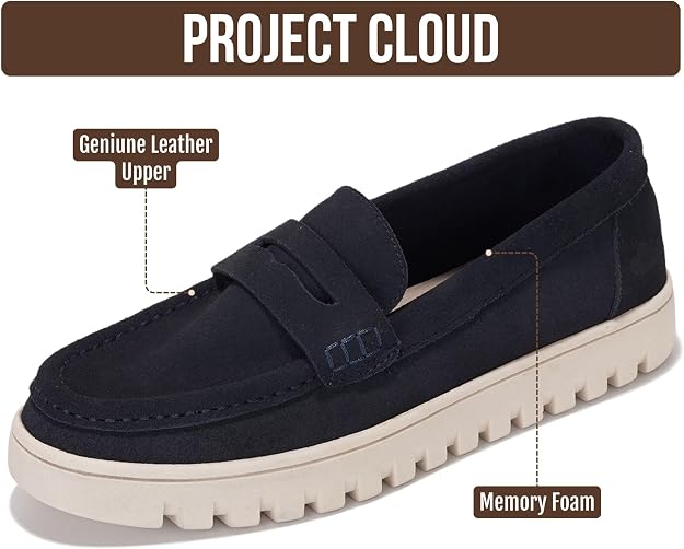 Lot of 4 - Project Cloud Fildea Women's Black Slip-On Shoes Sizes 5.5 & 7.5 by Project Cloud