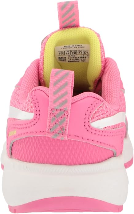 Lot of 2 - Reebok Durable XT Girls Running Shoes Pink White Yellow Size 12 Little Kid by Reebok