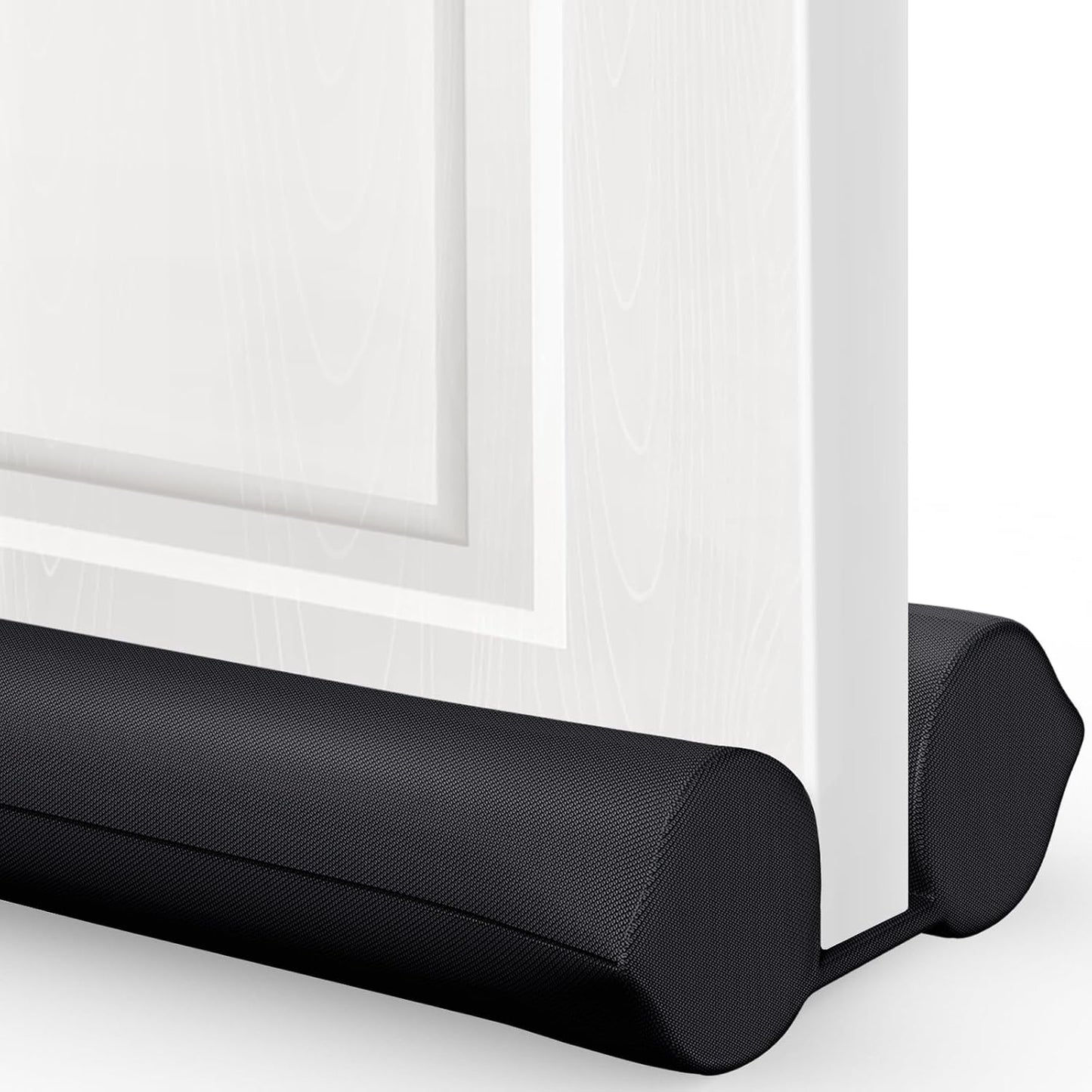Door Draft Stopper Under Door Seal Adjustable Noise Dust Insect Blocker Black