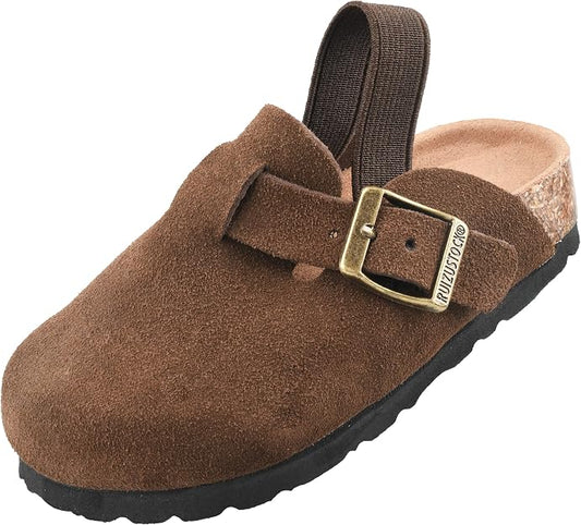 Lot of 5 - Cuintms Brown Slip-On Cork Footbed Shoes Size 5.5