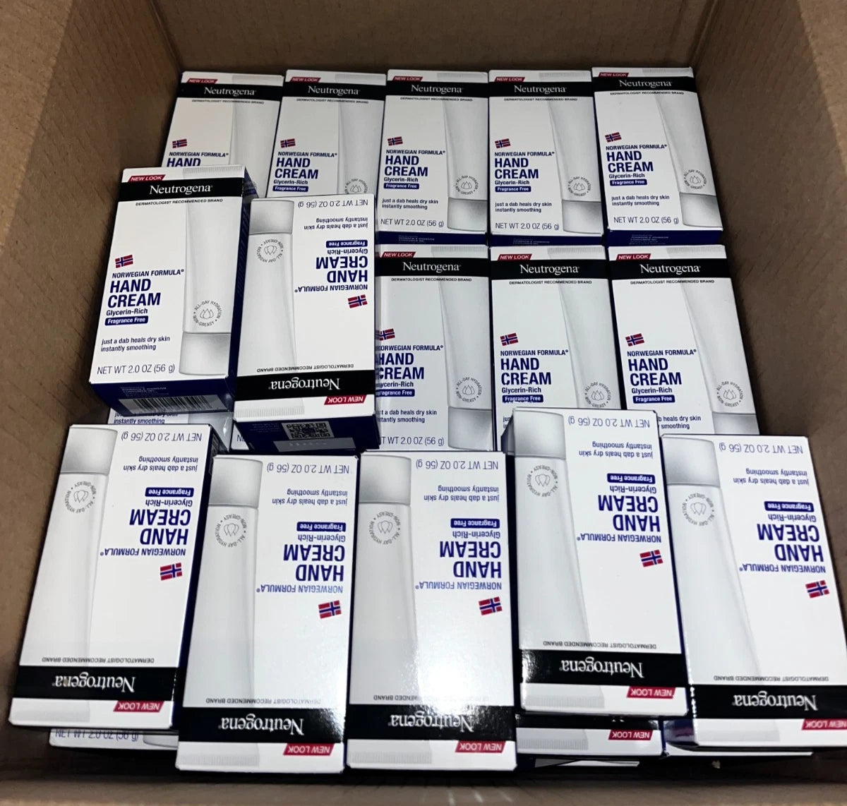 Lot of 25 - Neutrogena Hand Cream Norwegian Formula 2oz Fragrance Free