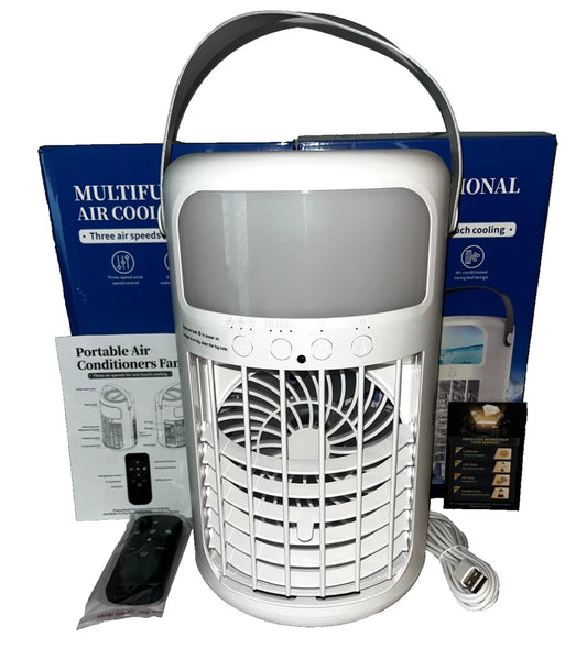 Multifunctional Portable Air Cooler Fan USB Remote Control