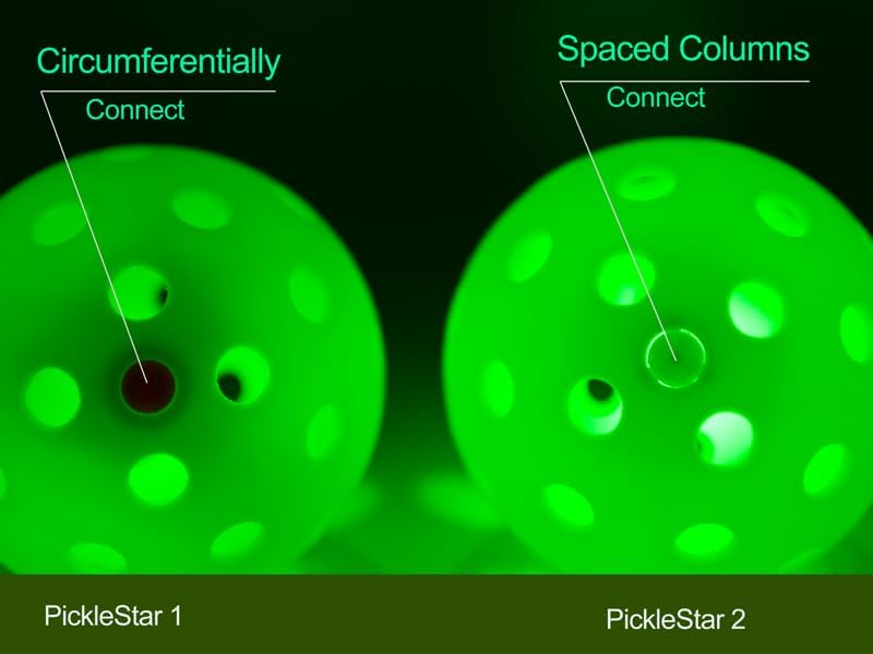Lot of 4 - LED Light Up Pickleballs Outdoor Night Play 16 Balls 4 Pack Tubes