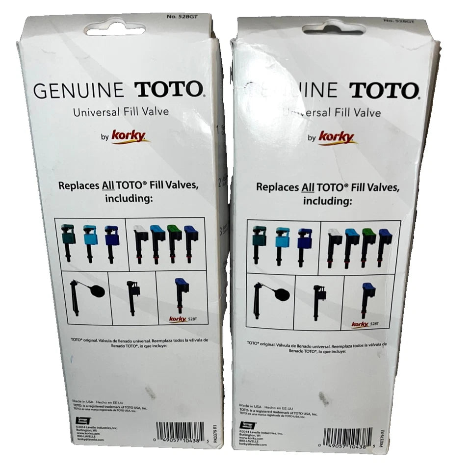 Lot of 5 - Genuine TOTO Universal Fill Valve by Korky Toilet Repair