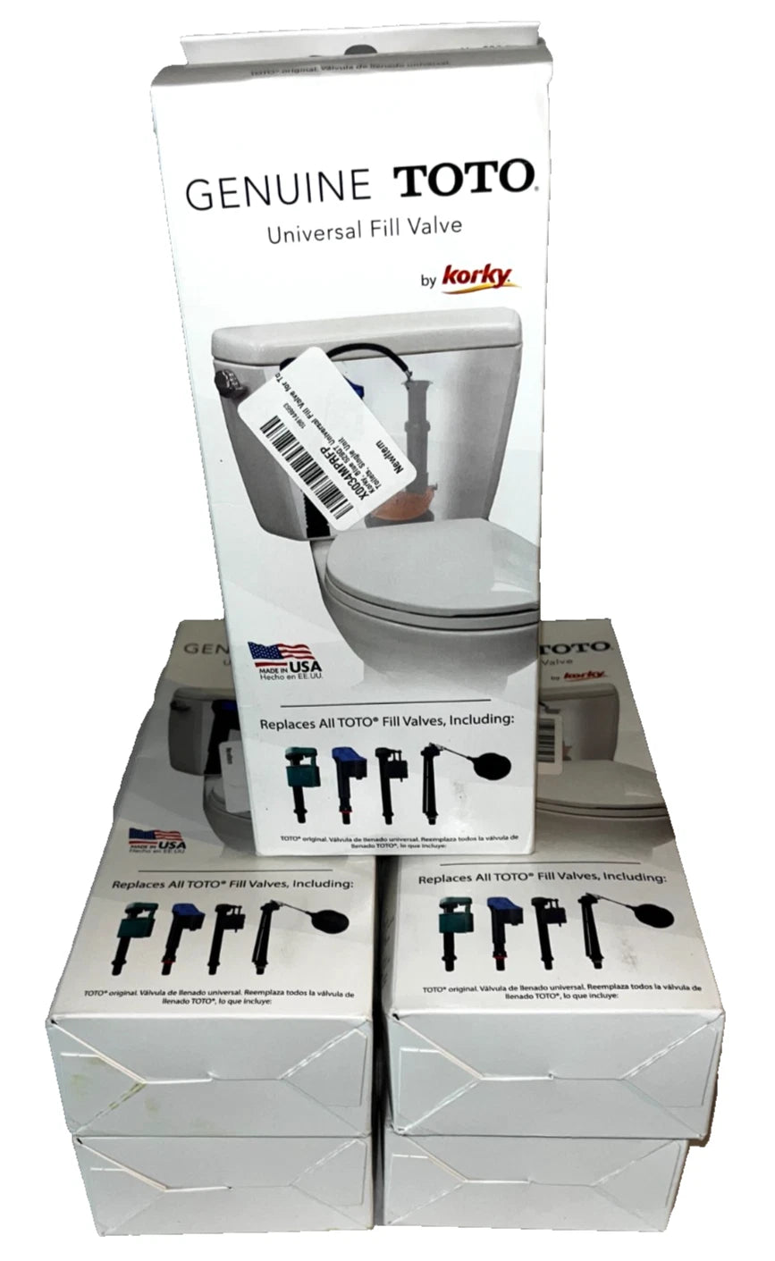 Lot of 5 - Genuine TOTO Universal Fill Valve by Korky Toilet Repair