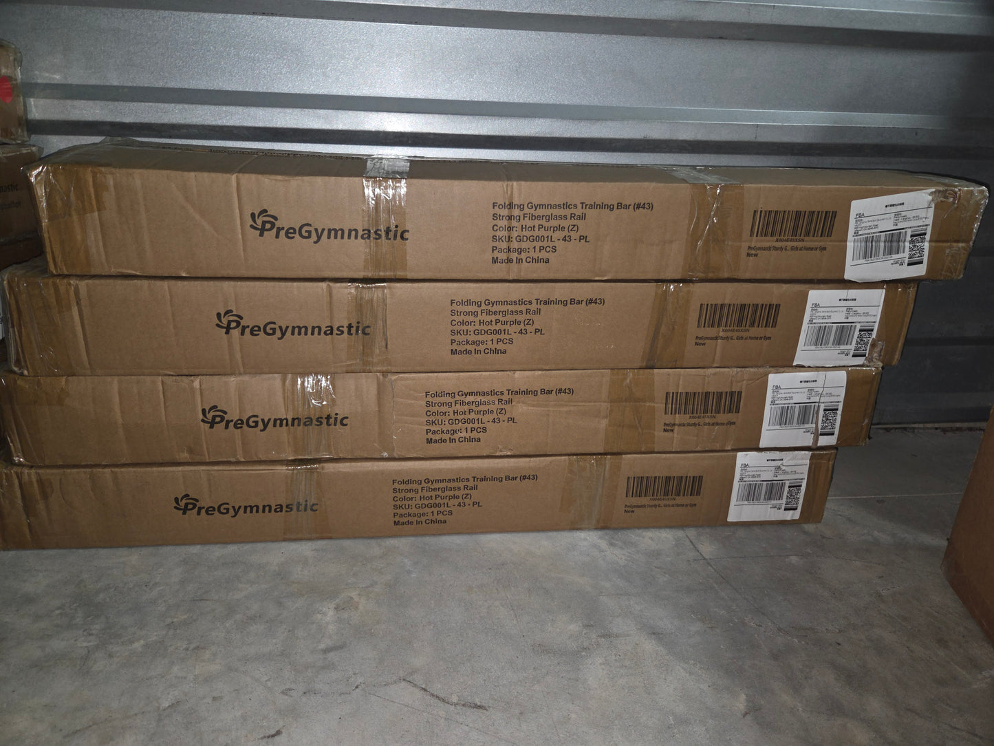 PreGymnastic Folding Gymnastics Training Bar – Adjustable Kids Balance Bar