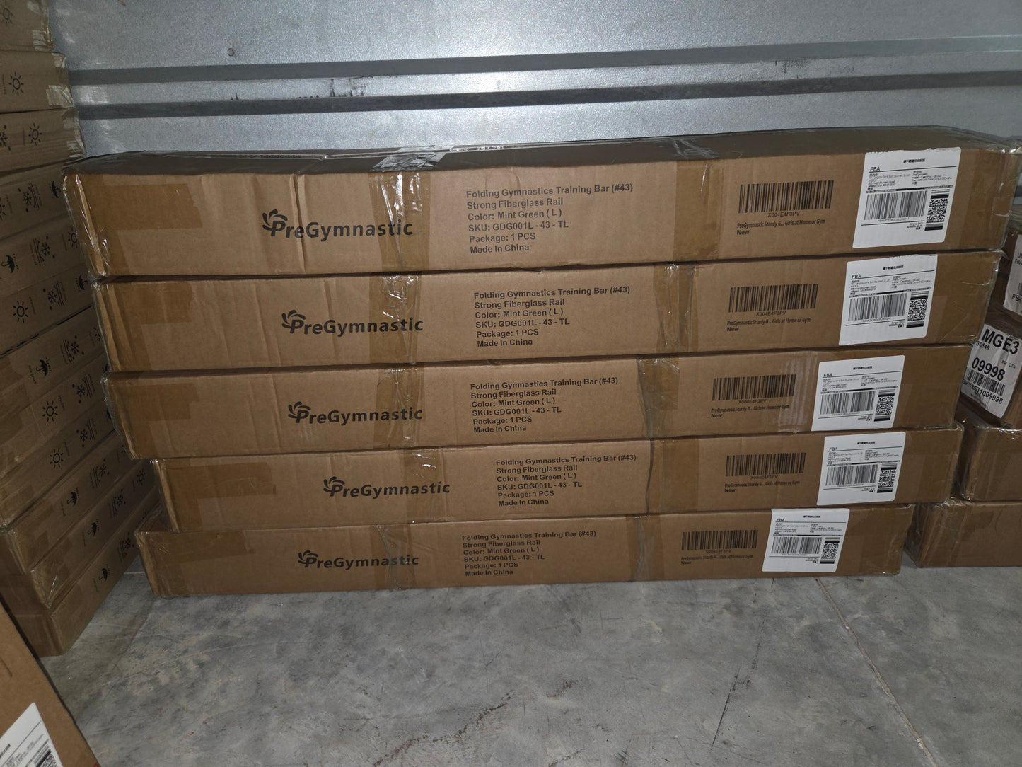 PreGymnastic Folding Gymnastics Training Bar – Adjustable Kids Balance Bar