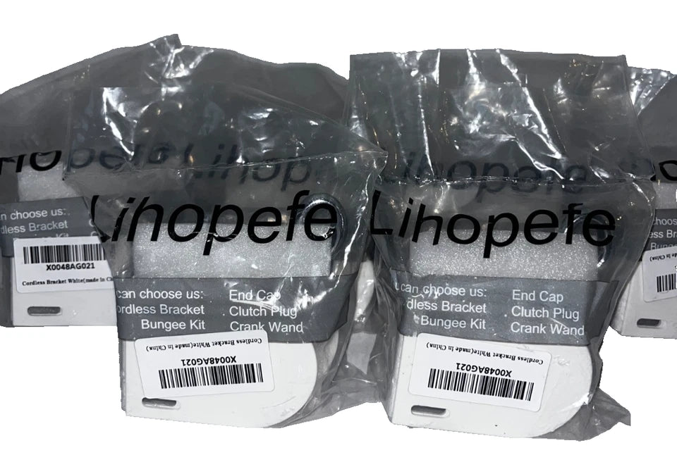 Lot of 6 - Cordless Blind Bracket Kit End Cap Clutch Plug Crank Wand