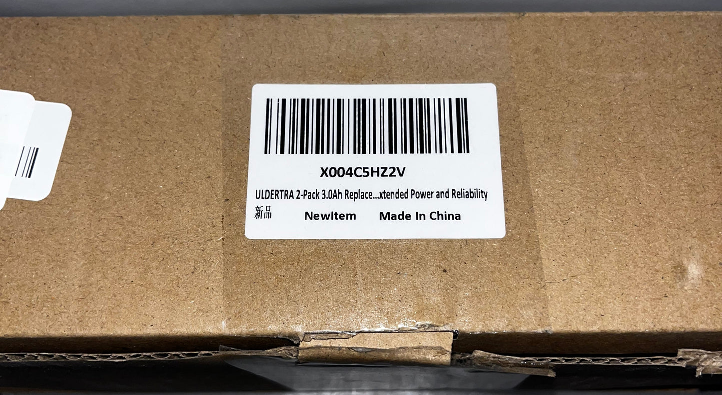 ULDERTRA 2 pack - 18V Li-Ion Replacement Battery Pack 3.0Ah