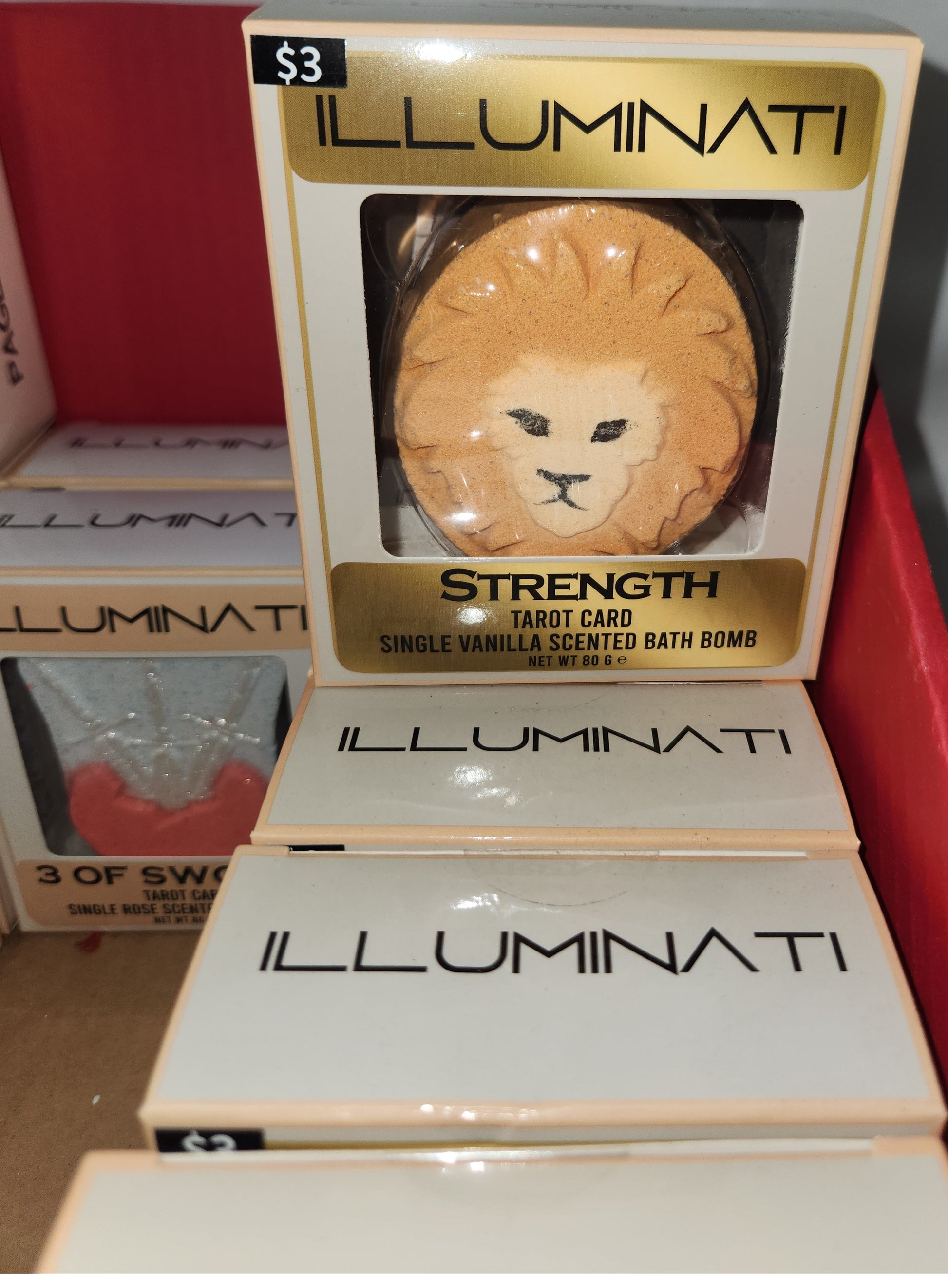 Lot of 43 - Knight Illuminate Boxed Tarot Card Bath Bombs