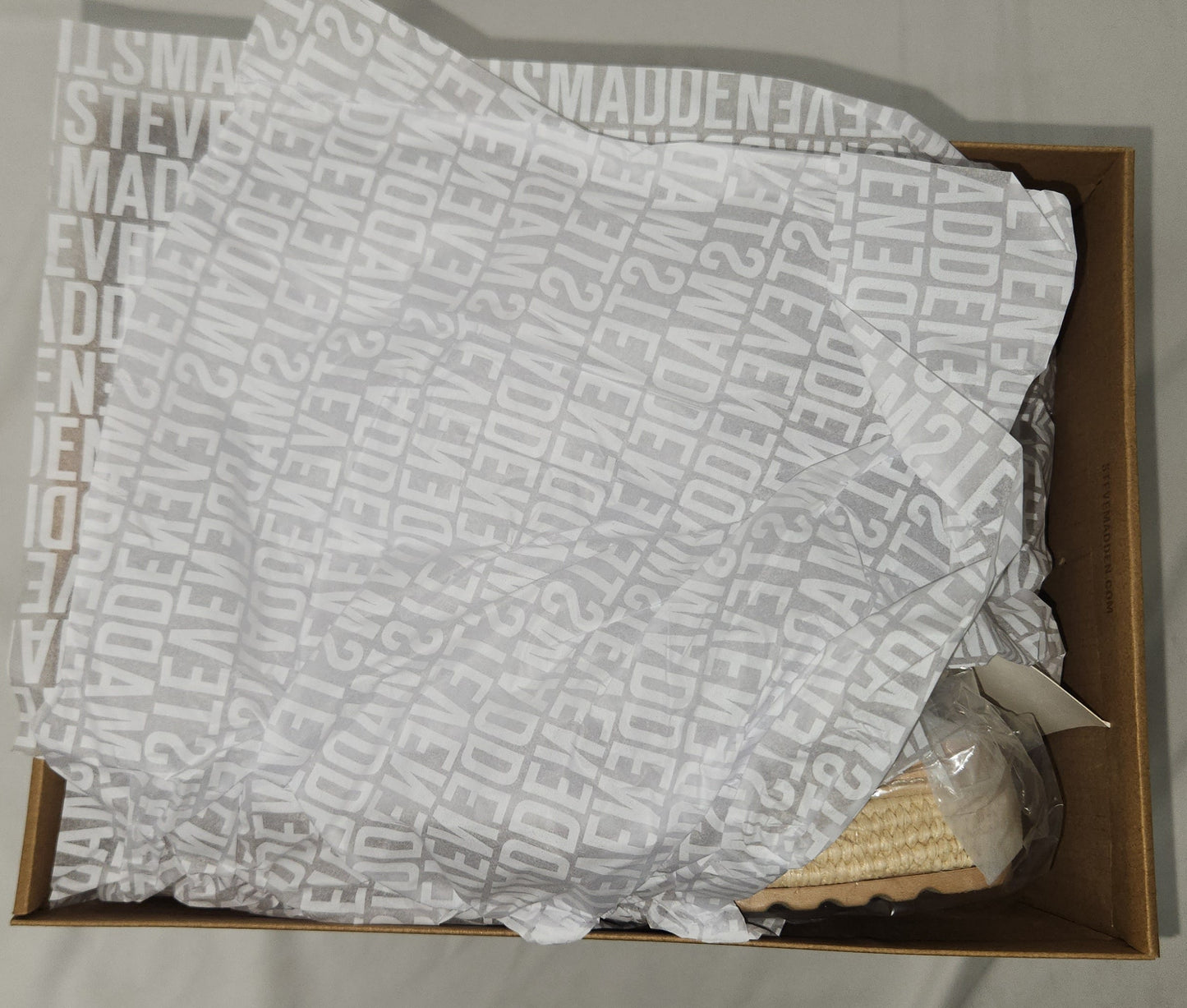 Lot of 12 - Steve Madden Bigmona Natural Raffia Platform Sandals Sz 6.5 & 10