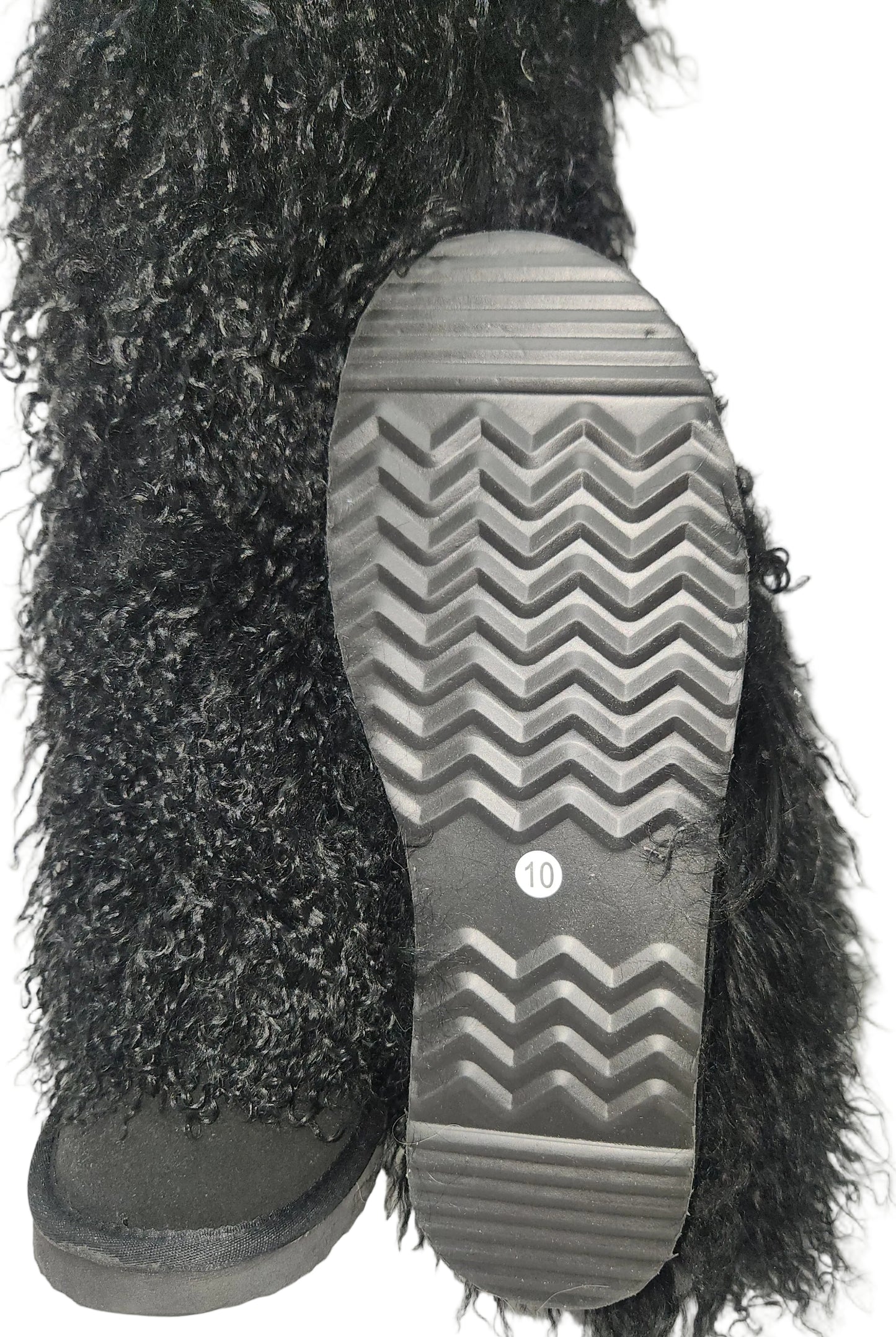 Lot of 9 - FurinFashion Over Knee High Mongolian Fur Boots