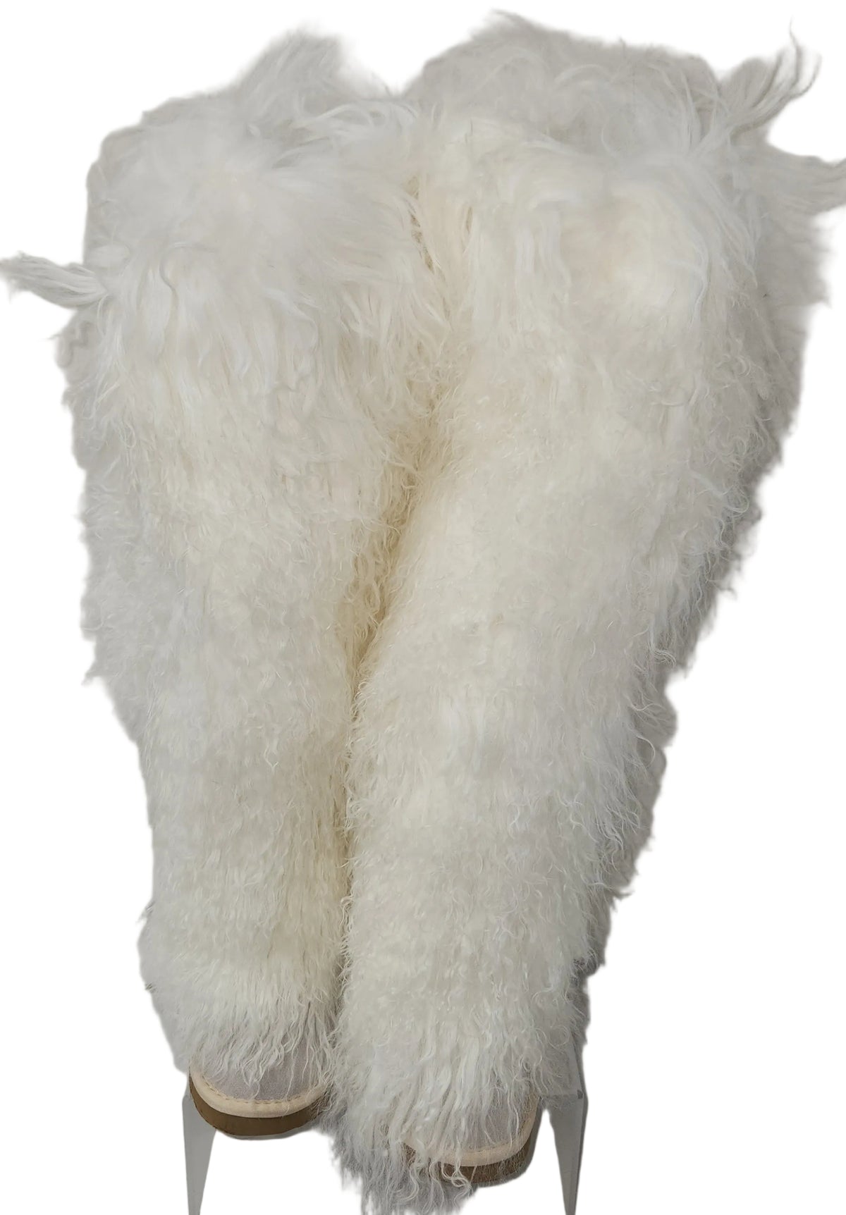 Lot of 9 - FurinFashion Over Knee High Mongolian Fur Boots