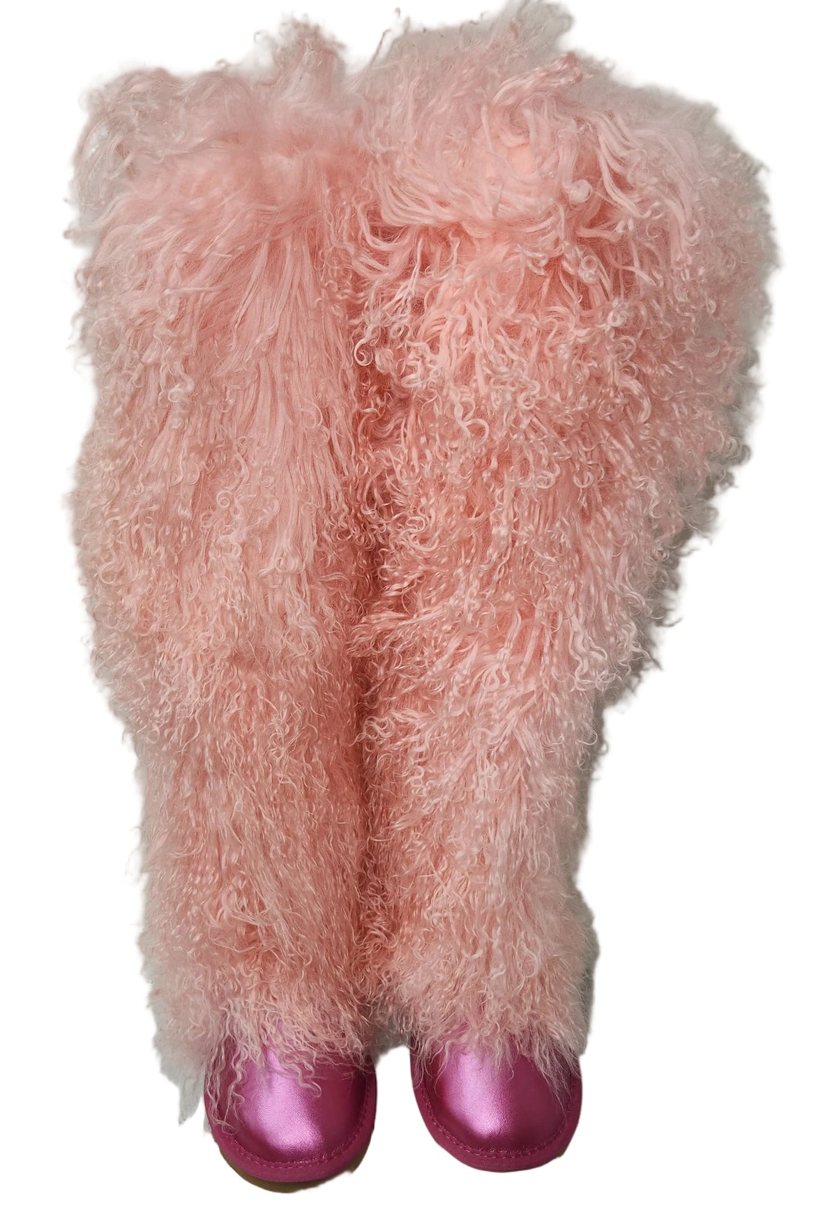 Lot of 9 - FurinFashion Over Knee High Mongolian Fur Boots