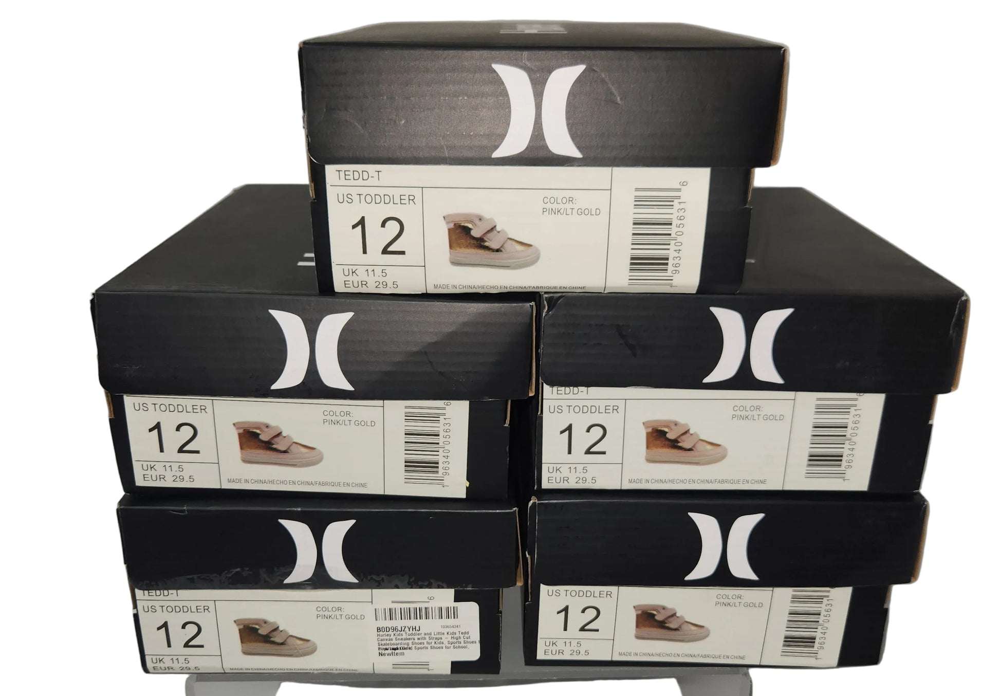 Lot of 13 - Mixed Hurley Kids Shoes New with Tags
